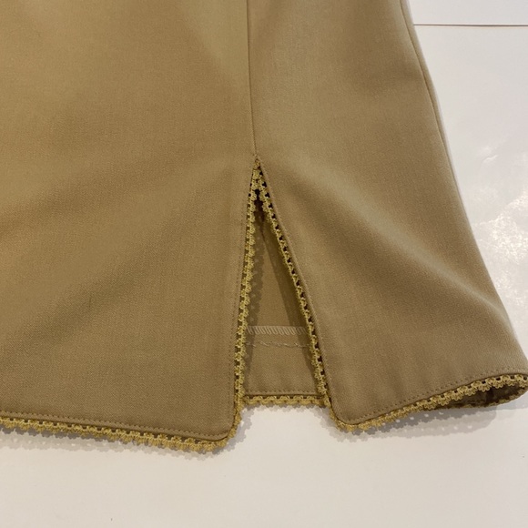 VERTIGO PARIS MADE IN FRANCE FITTED HIGH SLIT SKIRT - Picture 2 of 10